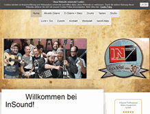 Tablet Screenshot of insound.de
