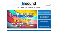 Desktop Screenshot of insound.com